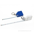 100cm Cute Stainless House Shaped Keychain Rack Tape Measure Manufacture Promotional Gifts Ruler